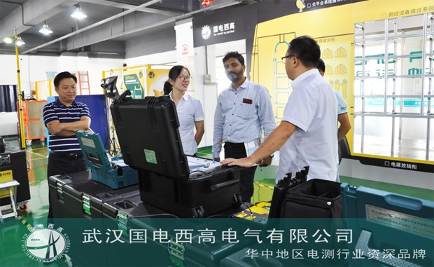 印度客户到访国电西高参观考察