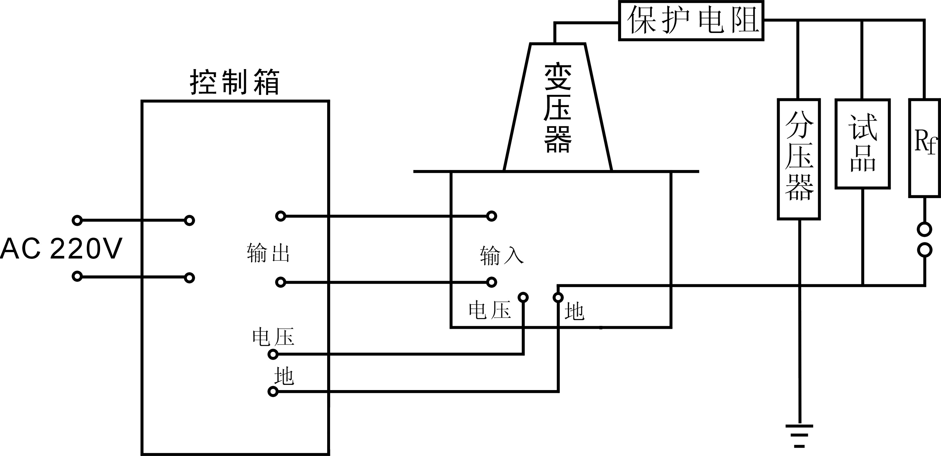 耐压测试仪接线图及耐压测试仪接线步骤